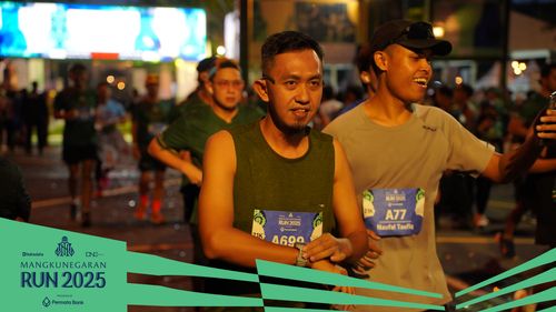 Race photo from Mangkunegaran Run 2025