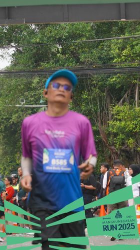 Race photo from Mangkunegaran Run 2025