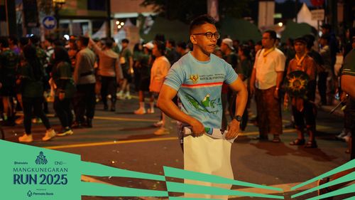 Race photo from Mangkunegaran Run 2025