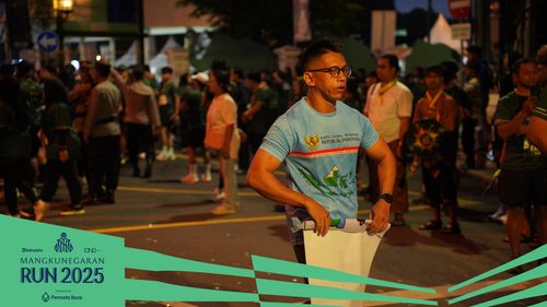 Race photo from Mangkunegaran Run 2025
