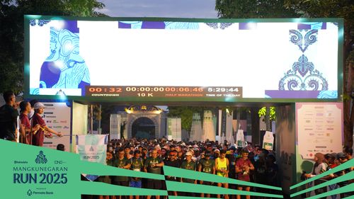 Race photo from Mangkunegaran Run 2025