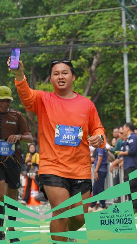 Race photo from Mangkunegaran Run 2025