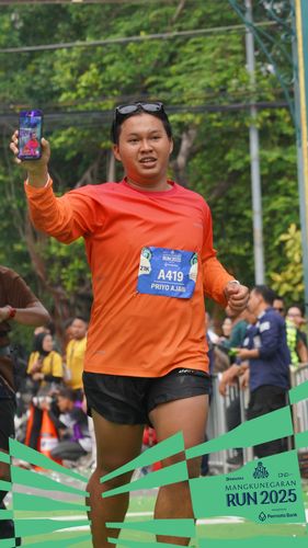 Race photo from Mangkunegaran Run 2025