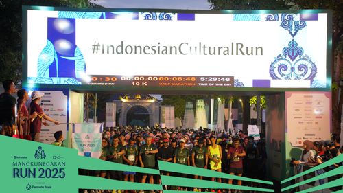 Race photo from Mangkunegaran Run 2025