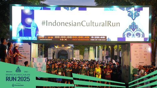 Race photo from Mangkunegaran Run 2025