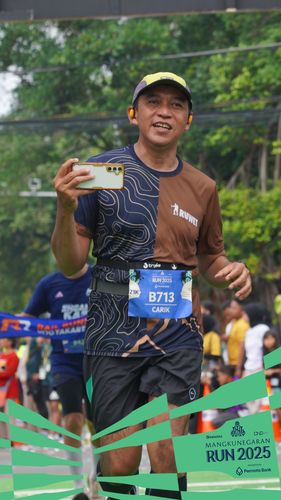 Race photo from Mangkunegaran Run 2025