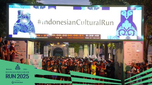 Race photo from Mangkunegaran Run 2025