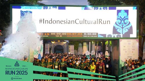 Race photo from Mangkunegaran Run 2025
