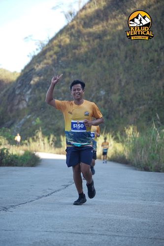 Race photo from Kelud Vertical Challenge 2024