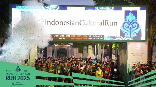 Race photo from Mangkunegaran Run 2025