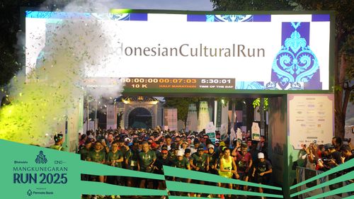 Race photo from Mangkunegaran Run 2025