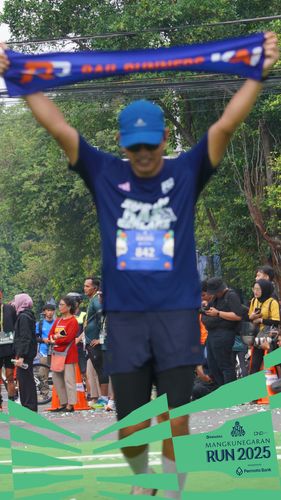 Race photo from Mangkunegaran Run 2025