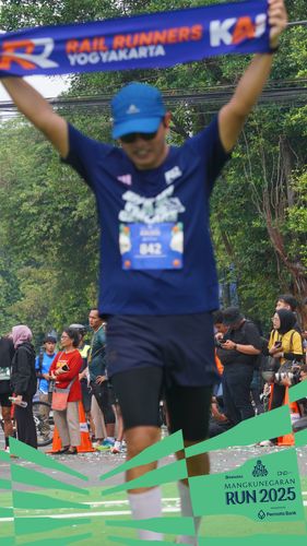 Race photo from Mangkunegaran Run 2025