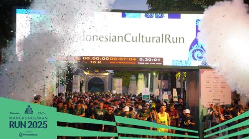 Race photo from Mangkunegaran Run 2025