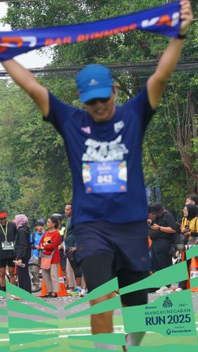 Race photo from Mangkunegaran Run 2025