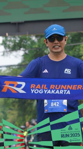 Race photo from Mangkunegaran Run 2025
