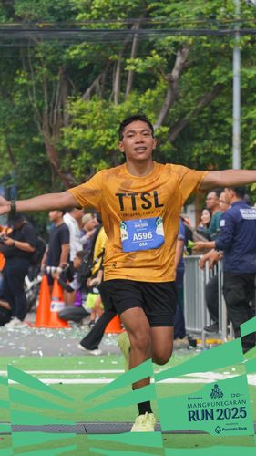 Race photo from Mangkunegaran Run 2025