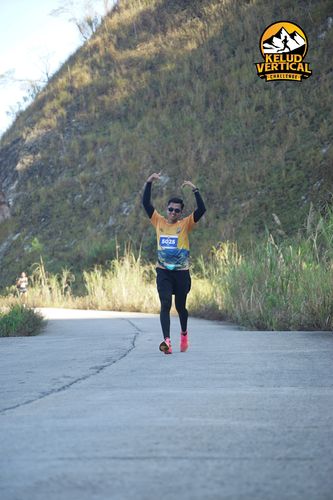 Race photo from Kelud Vertical Challenge 2024