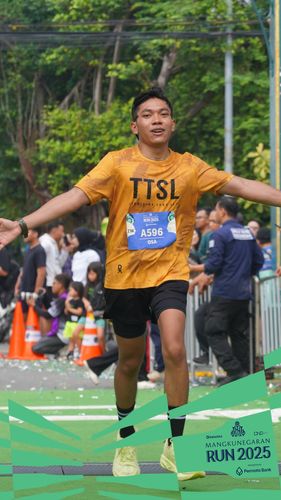 Race photo from Mangkunegaran Run 2025
