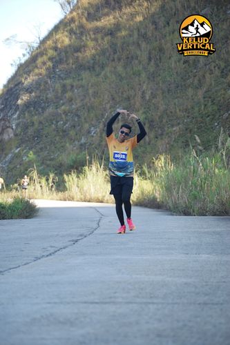Race photo from Kelud Vertical Challenge 2024