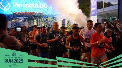 Race photo from Mangkunegaran Run 2025