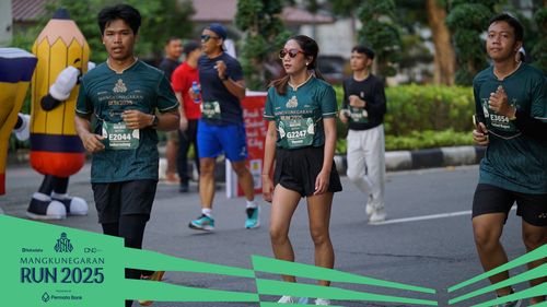 Race photo from Mangkunegaran Run 2025