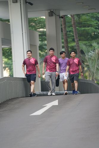 Race photo from Assurance Fun Run 2024