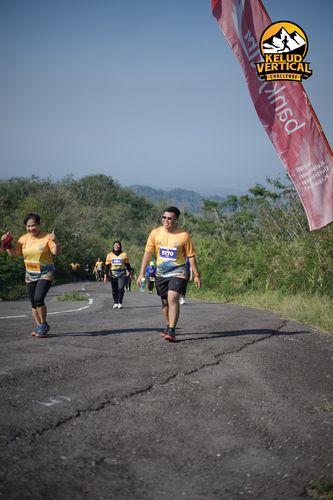 Race photo from Kelud Vertical Challenge 2024