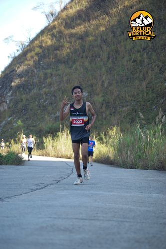 Race photo from Kelud Vertical Challenge 2024
