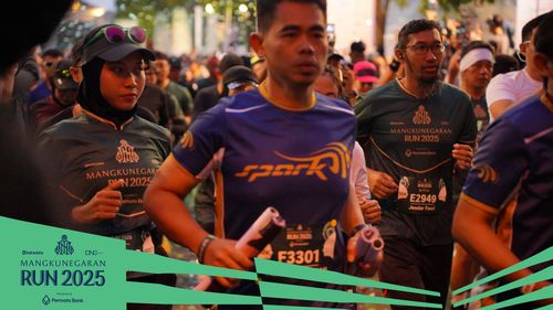 Race photo from Mangkunegaran Run 2025
