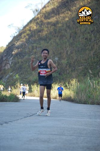 Race photo from Kelud Vertical Challenge 2024