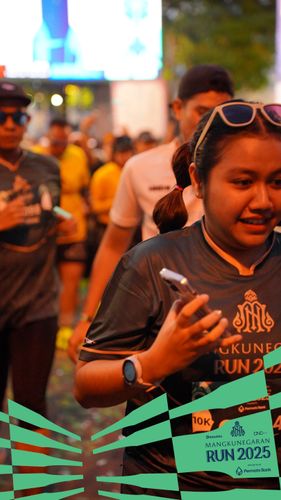 Race photo from Mangkunegaran Run 2025
