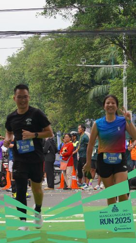 Race photo from Mangkunegaran Run 2025