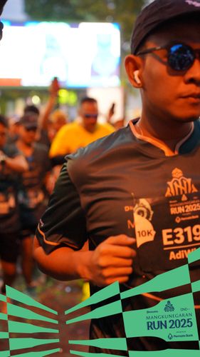 Race photo from Mangkunegaran Run 2025