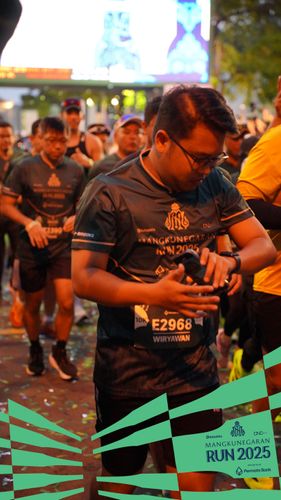 Race photo from Mangkunegaran Run 2025