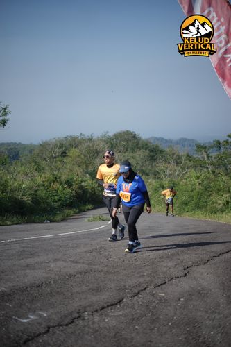 Race photo from Kelud Vertical Challenge 2024