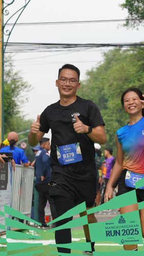 Race photo from Mangkunegaran Run 2025