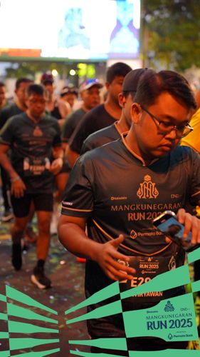 Race photo from Mangkunegaran Run 2025