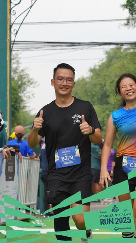 Race photo from Mangkunegaran Run 2025