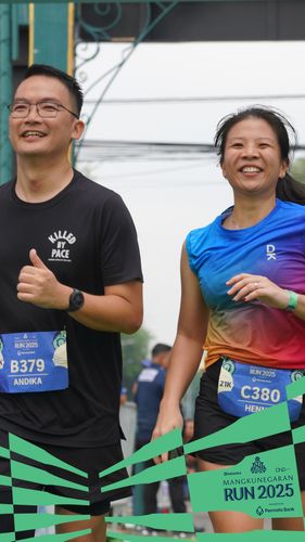 Race photo from Mangkunegaran Run 2025
