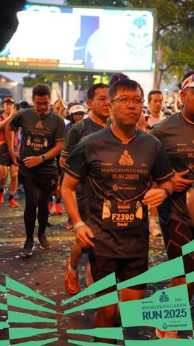 Race photo from Mangkunegaran Run 2025