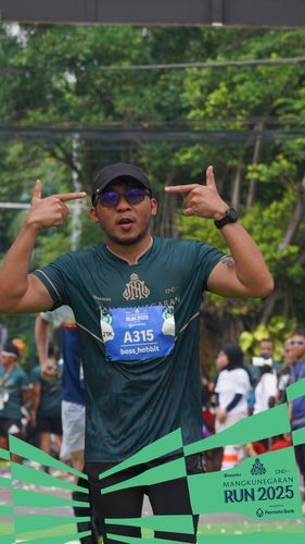 Race photo from Mangkunegaran Run 2025