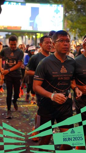 Race photo from Mangkunegaran Run 2025