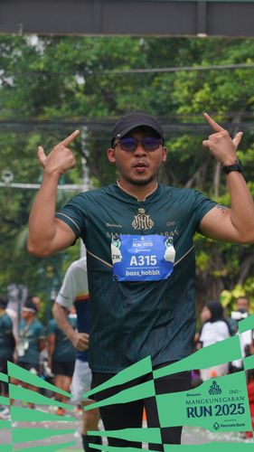 Race photo from Mangkunegaran Run 2025