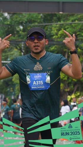 Race photo from Mangkunegaran Run 2025