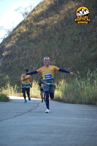 Race photo from Kelud Vertical Challenge 2024