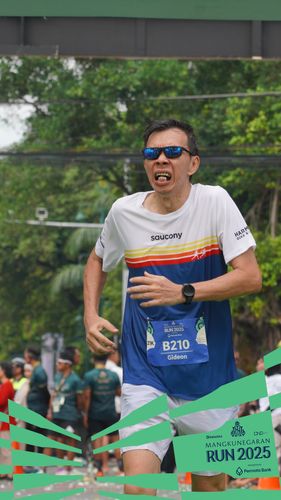 Race photo from Mangkunegaran Run 2025