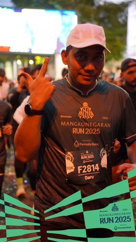 Race photo from Mangkunegaran Run 2025