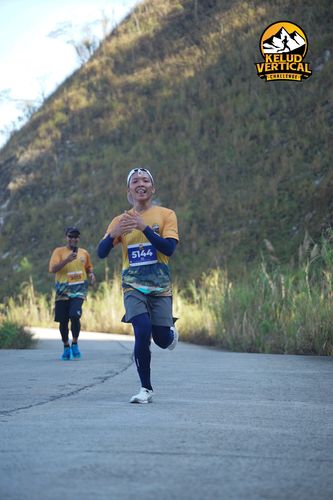 Race photo from Kelud Vertical Challenge 2024