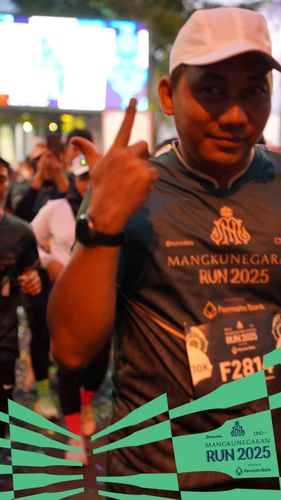 Race photo from Mangkunegaran Run 2025